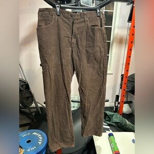 Gap Men’s Corduroy Gapflex Straight Fit Pants Brown 38x30